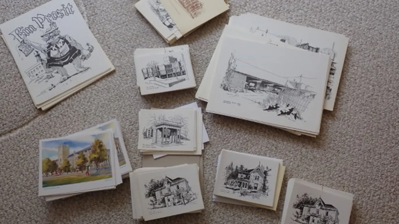 Local Vintage Stationary Cards