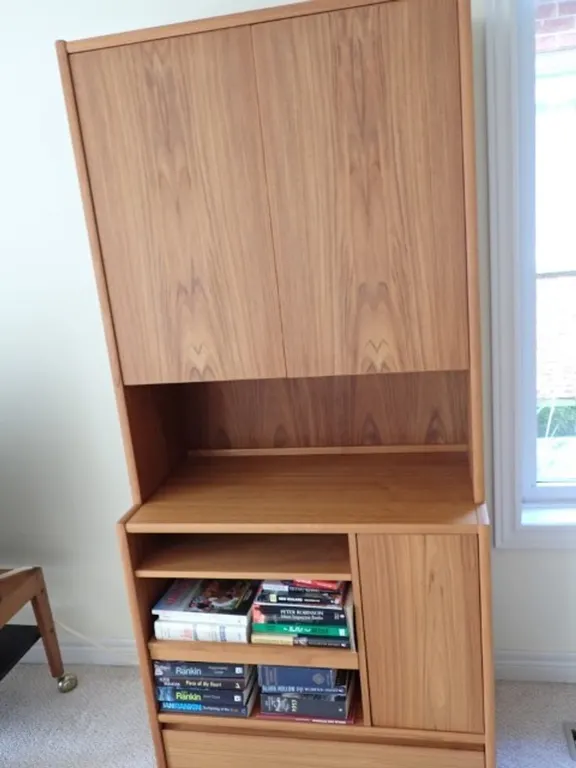 MCM Teak Wall Cabinet
