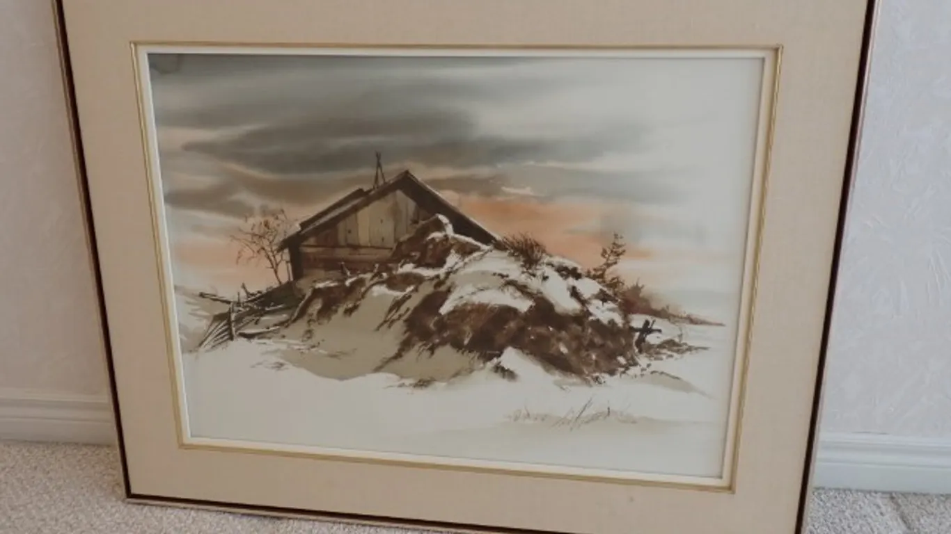 Framed Original Watercolour Artwork