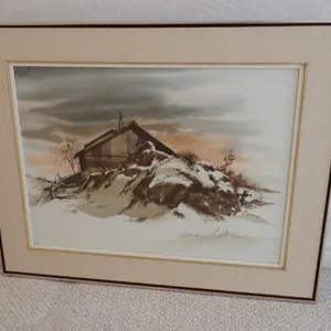 Framed Original Watercolour Artwork