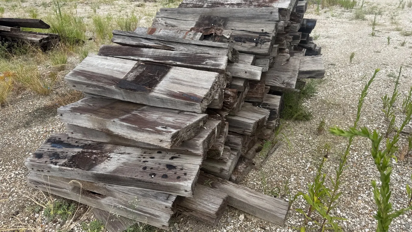 PILE OF LUMBER