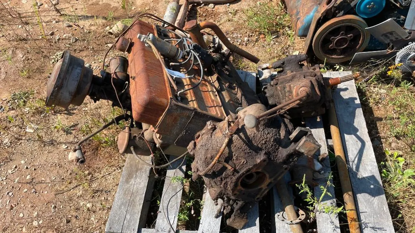 1940 Chevy Engine and Transmission