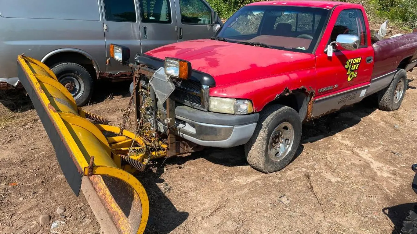 1995 Dodge Ram Pickup Plow Truck, VIN # 1b7jf26z9ss257895