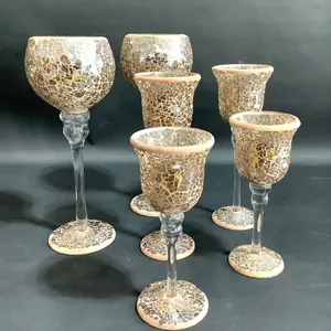 Mosaic Candle Holders