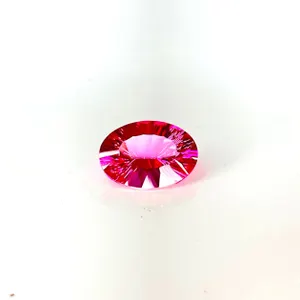 Oval Cut Pink Topaz Gemstone