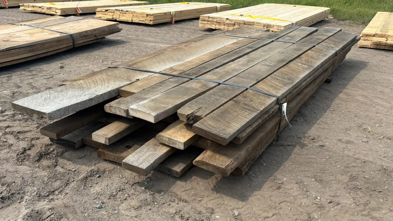 Approx (30) 1-1/4" Thick Rough Cut Boards