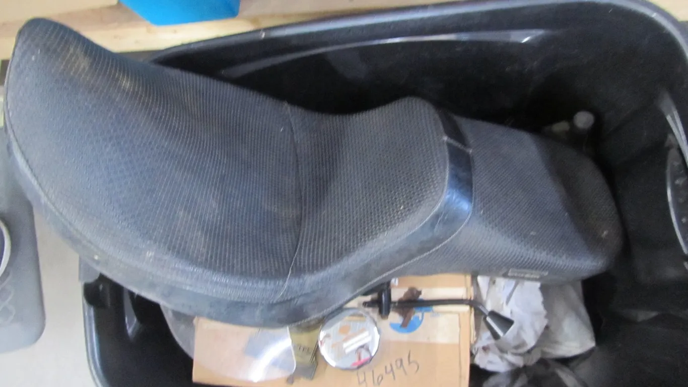 Tub Full Of Assorted Motorcycle Parts