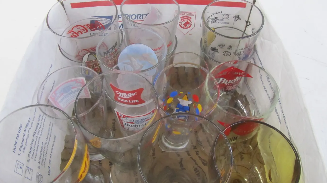 Lot Of Assorted Collectible Beer Glasses
