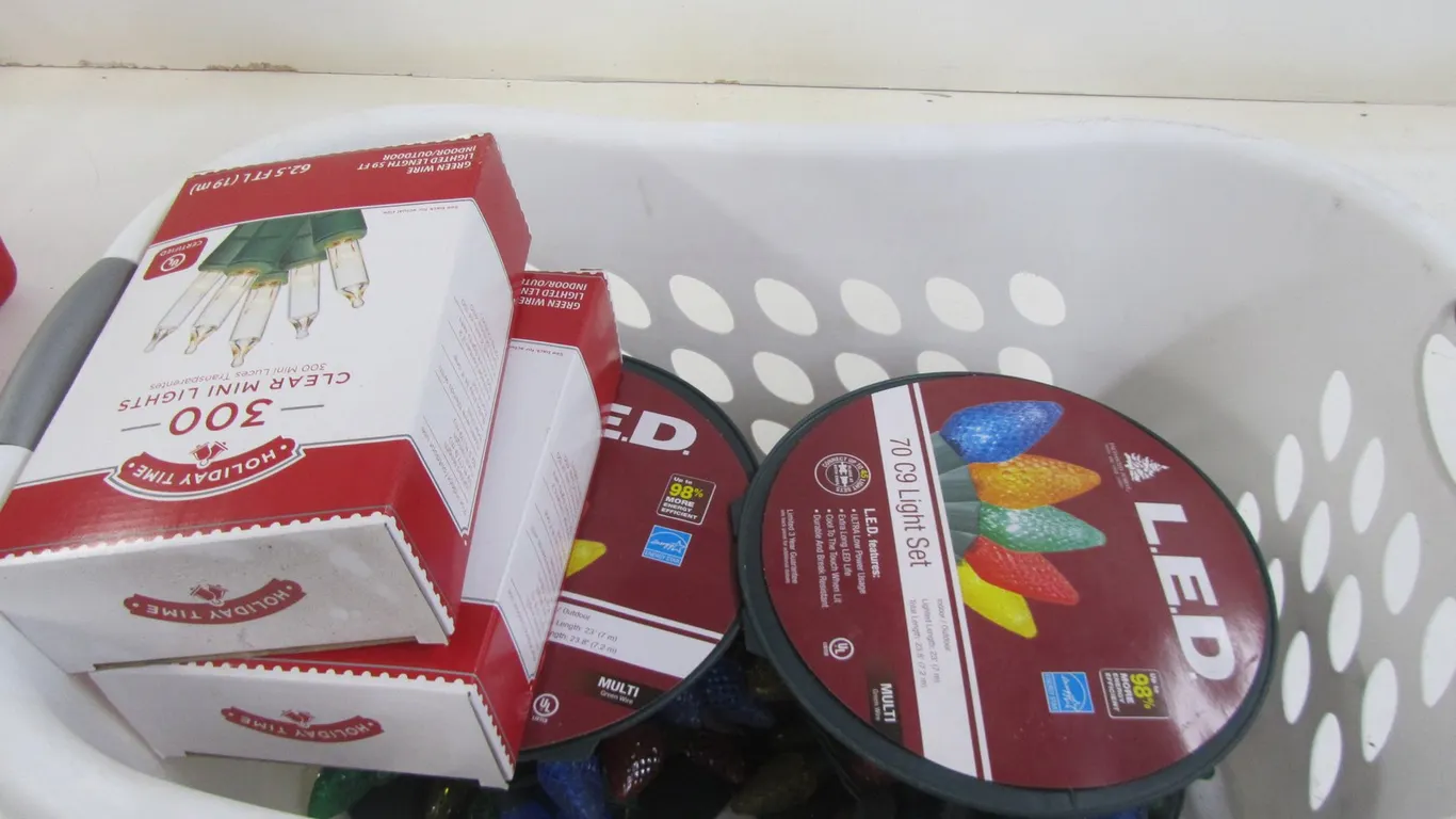 Lot Of Assorted Christmas Lights