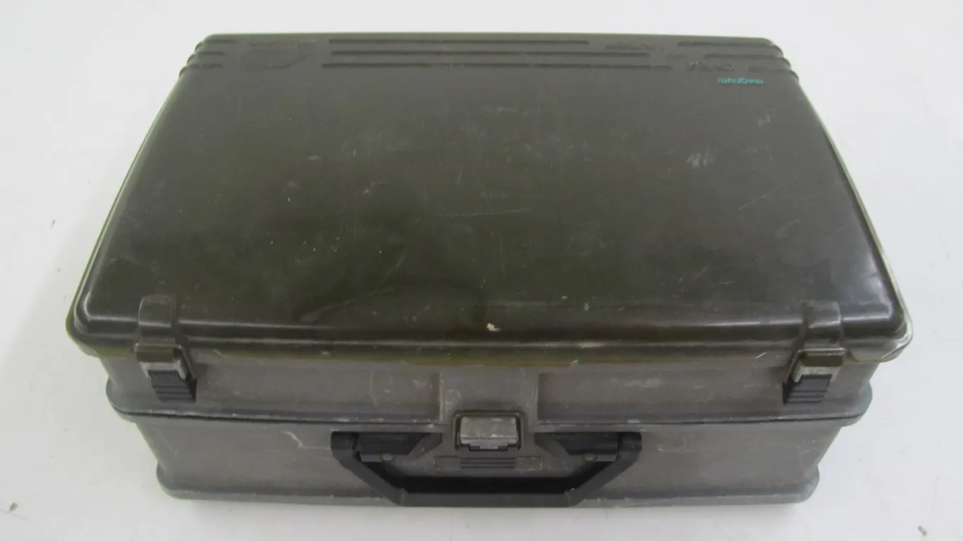 Plano Magnum Over And Under Tackle Box Full Of Assorted Tackle
