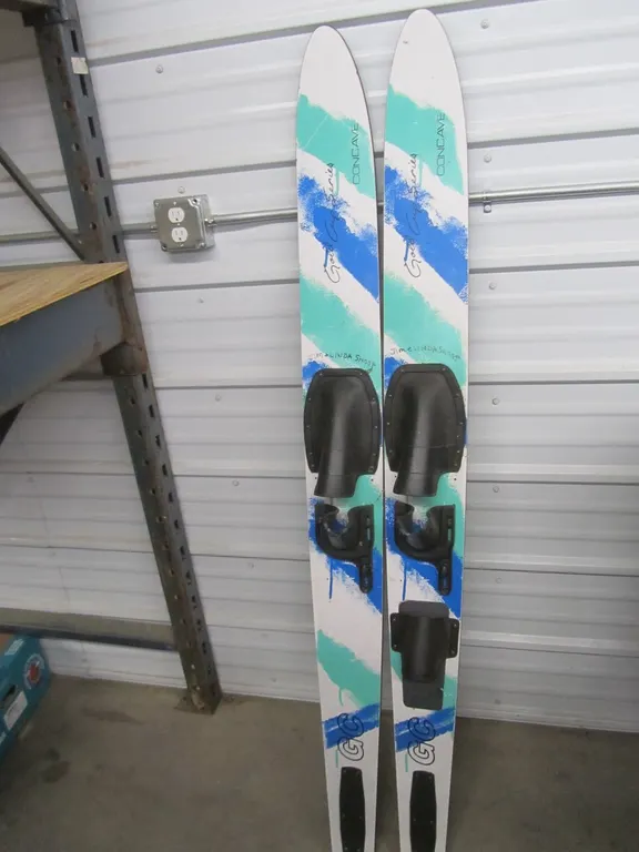 Pair Of Concave Gold Cup Series Water Skis