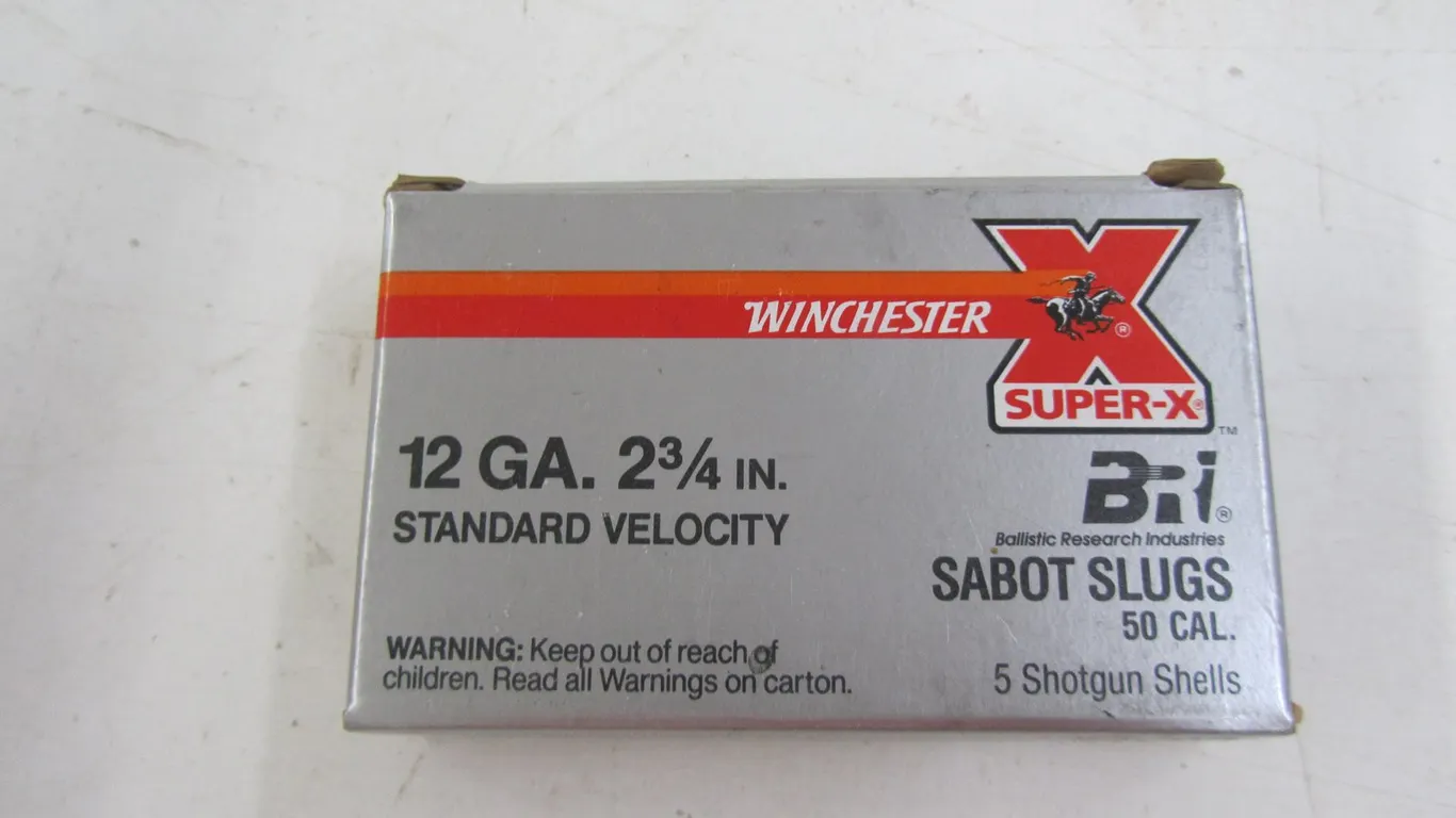 (5) 12ga 2-3/4" Sabot Slugs