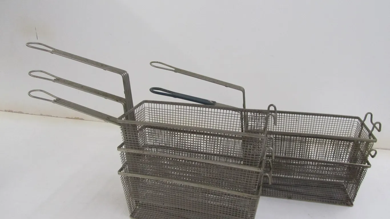 (5) Deep Fryer Baskets
