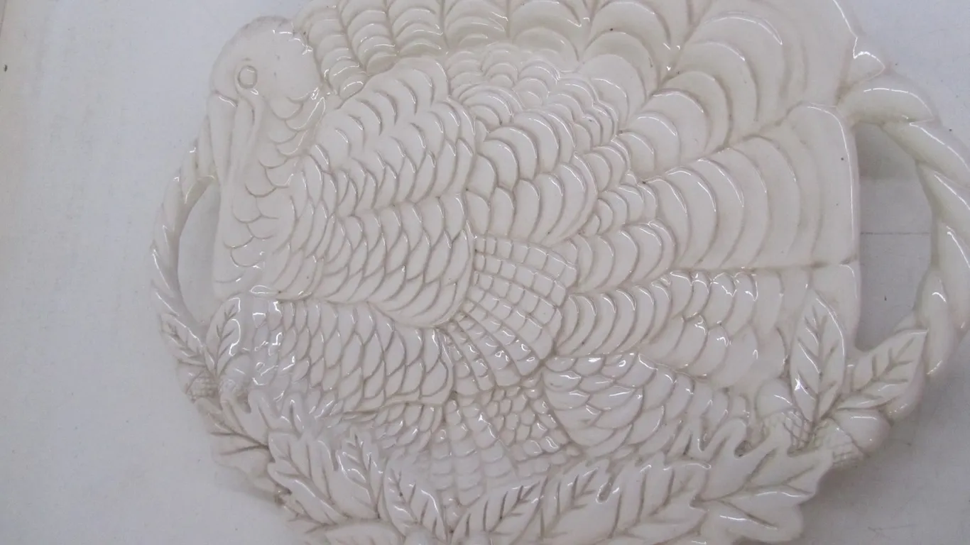 Gibson Ceramic Serving Tray