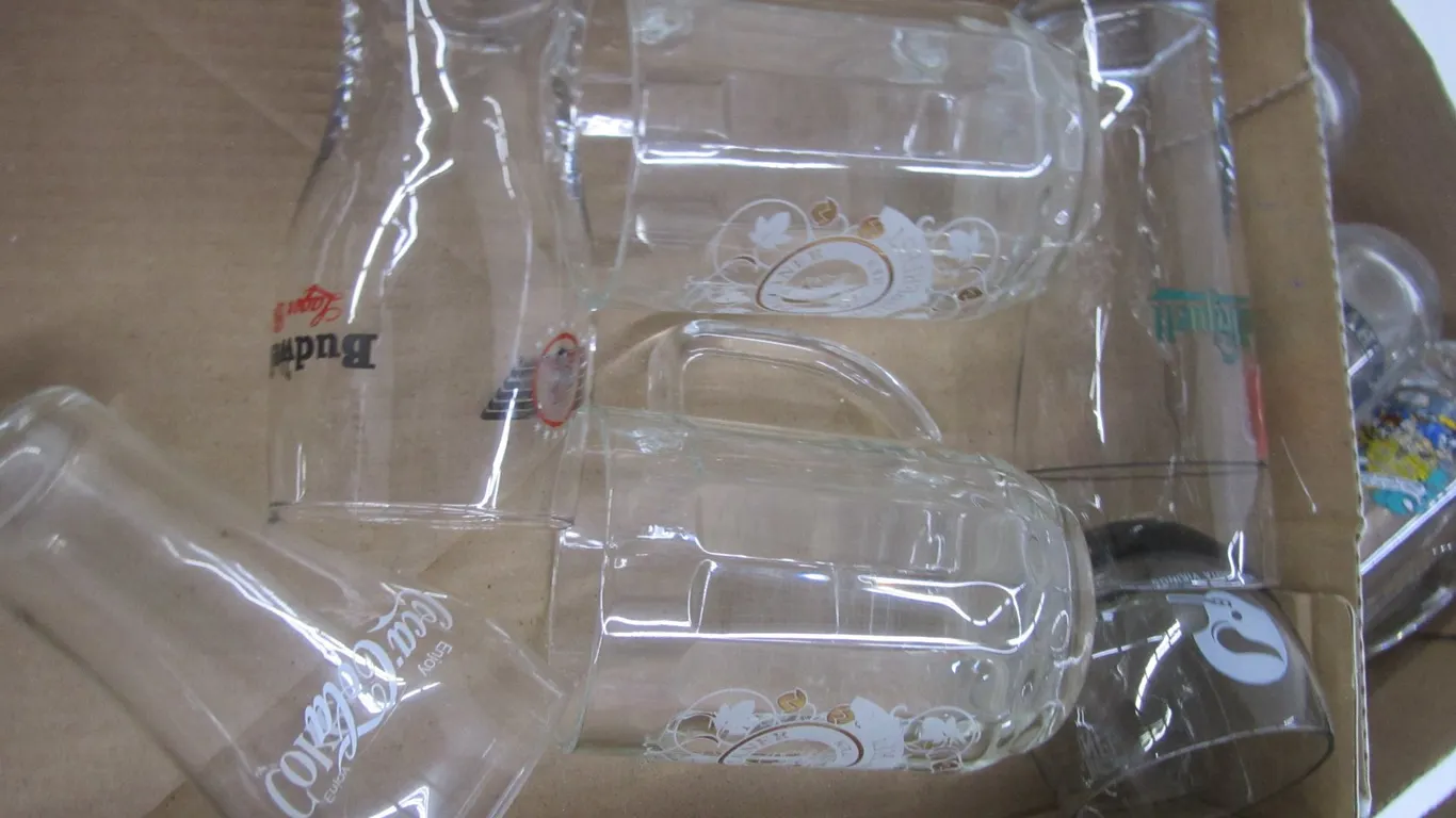 Lot Of Drinking Glasses
