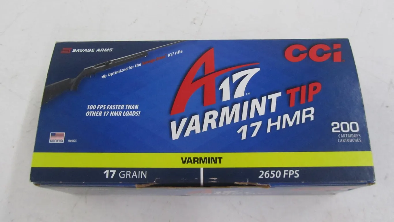 (200) A17 Varmint Tip 17 HMR Rounds