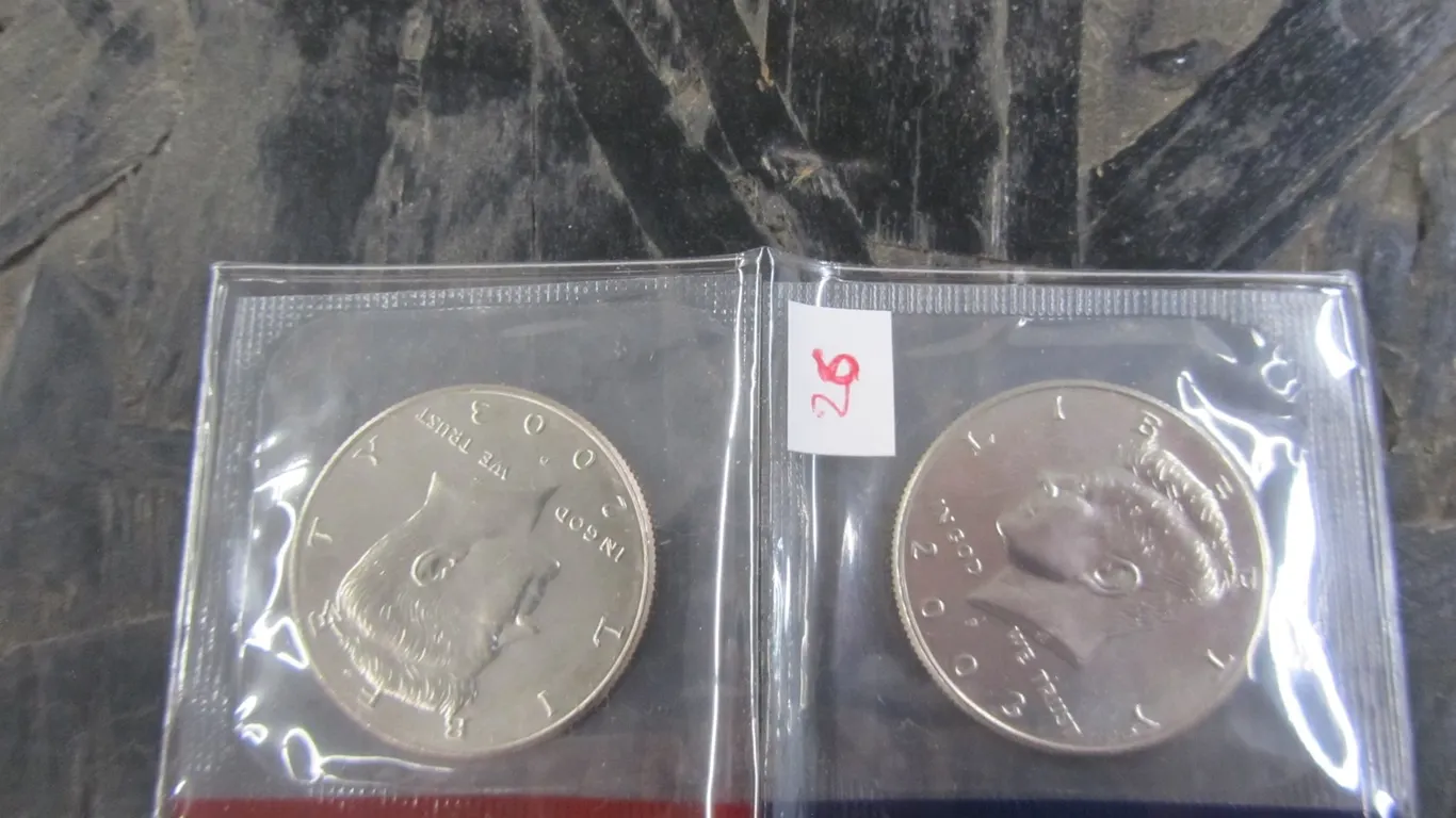 2003-P & D Kennedy Half Dollars