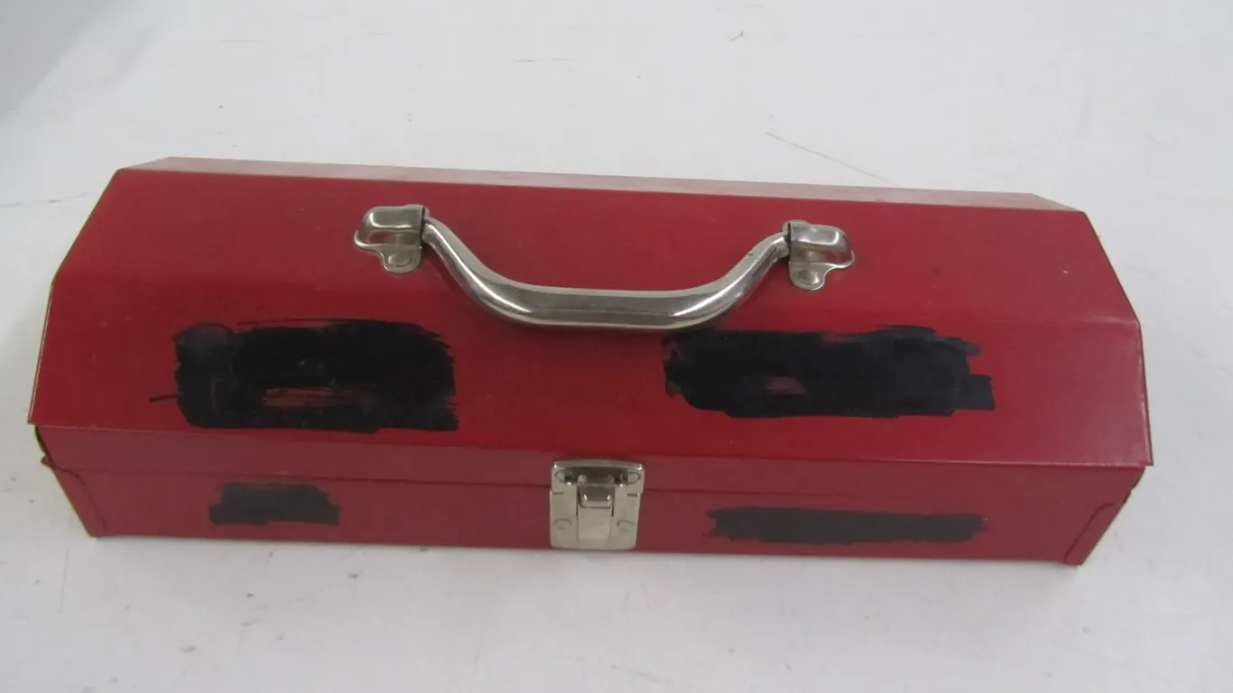 15" Tool Box Full Of Assorted Tools