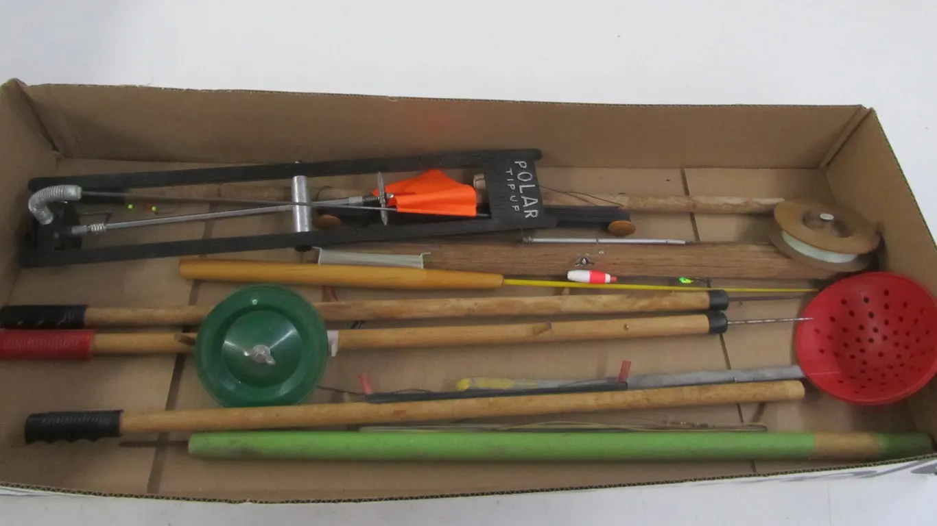 Lot Of Ice Fishing Gear