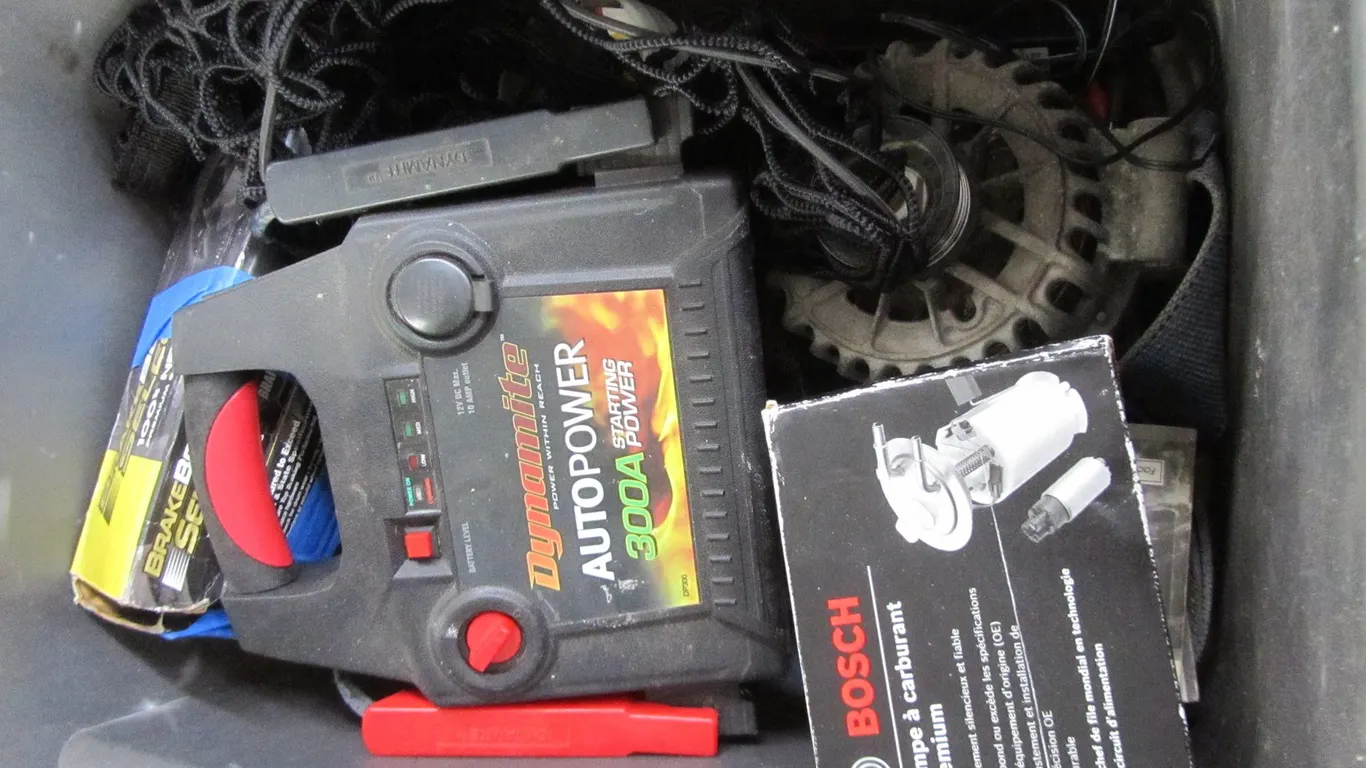 Tub Of Assorted Automotive Items