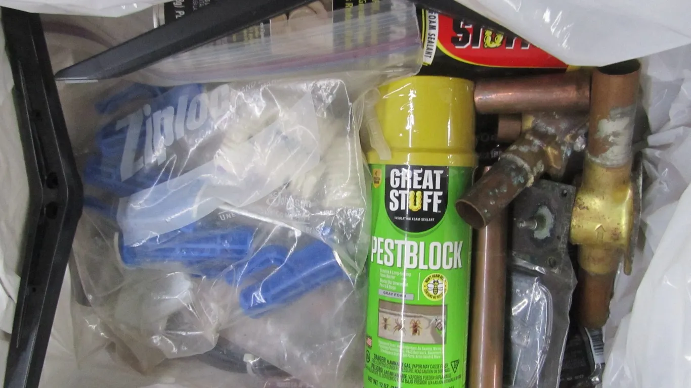 Box Of Miscellaneous Hardware