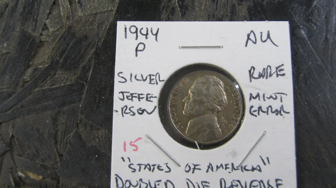 1944-P Mint Error Silver Jefferson Nickel