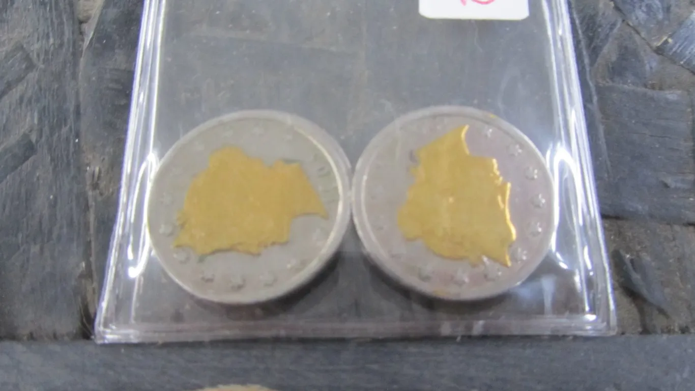 (4) Gold Plated Liberty Head Nickels