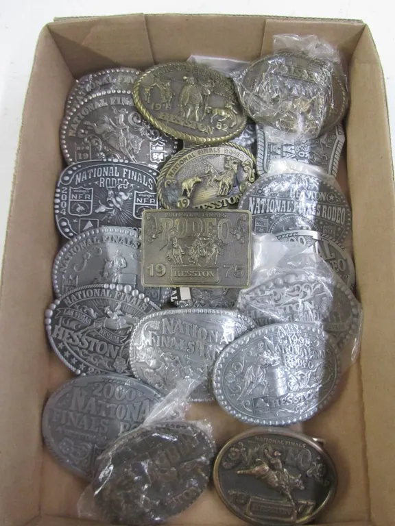 Lot Of Assorted Collectible Belt Buckles