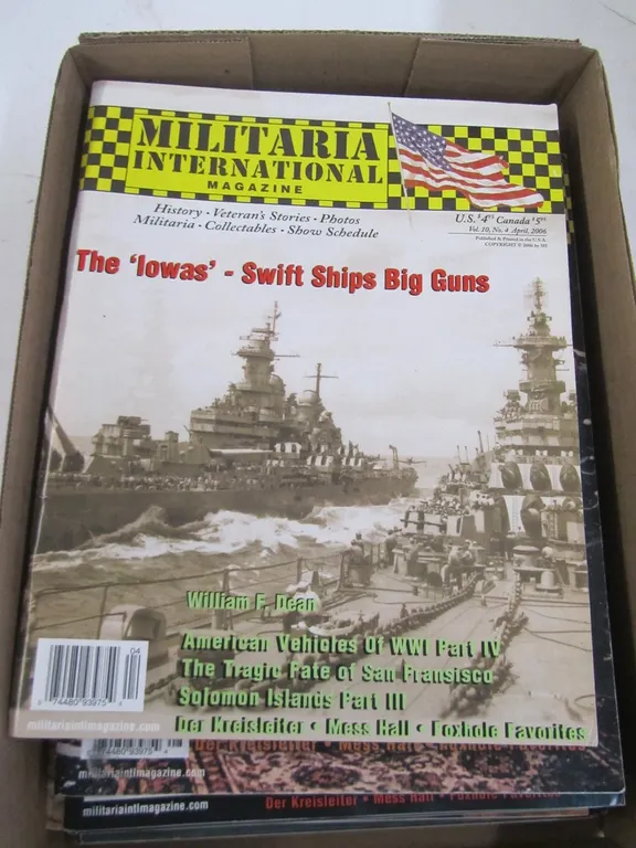 Flat Of Assorted Militaria International Magazines