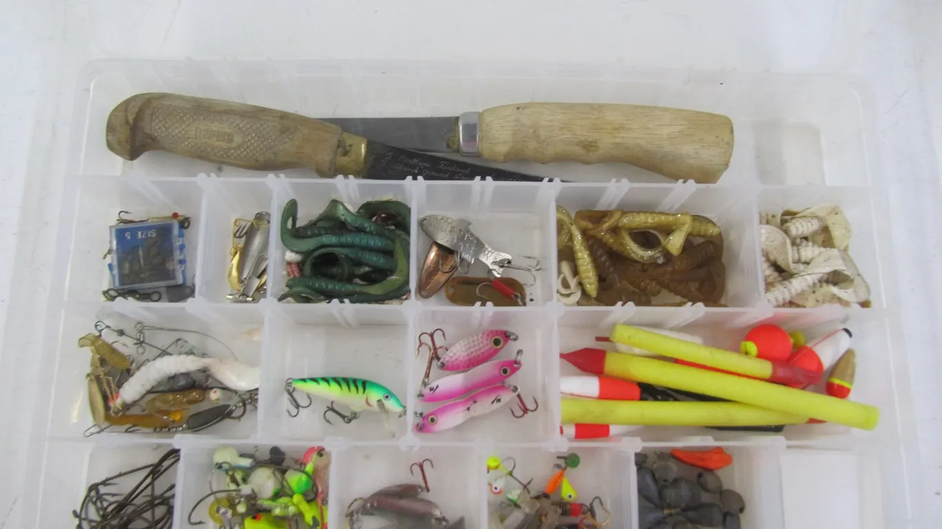 Plano Tackle Organizer Full Of Assorted Tackle
