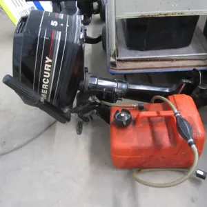 Mercury 5 HP Outboard Motor w/3 Gallon Gas Tank