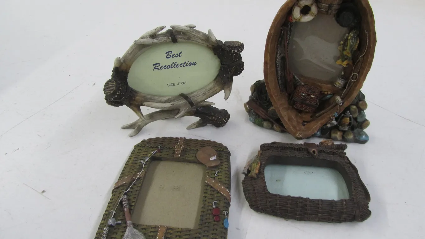 (4) Sportsman Themed Picture Frames