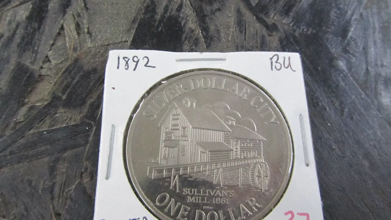 1892 Silver Dollar City One Dollar