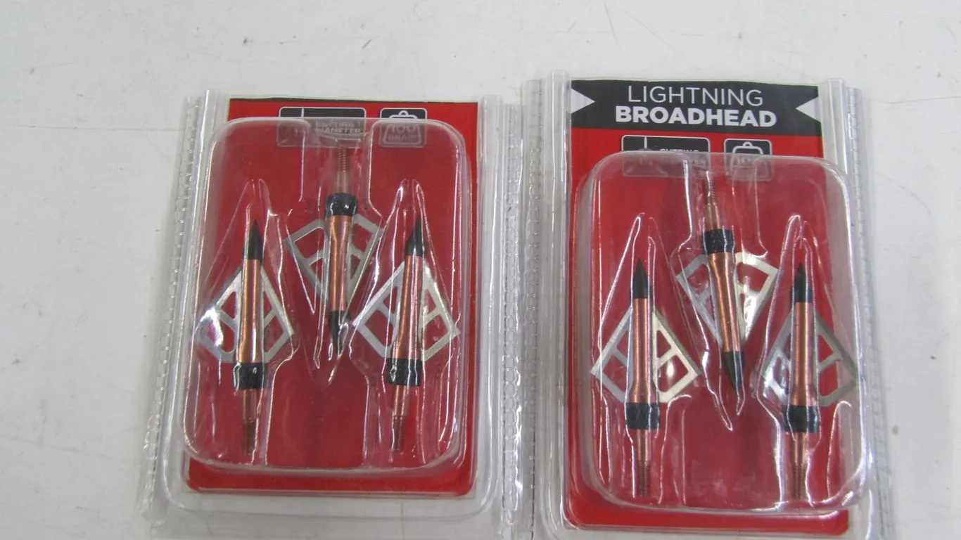 (6) Allen Lightning Broadhead Arrow Tips