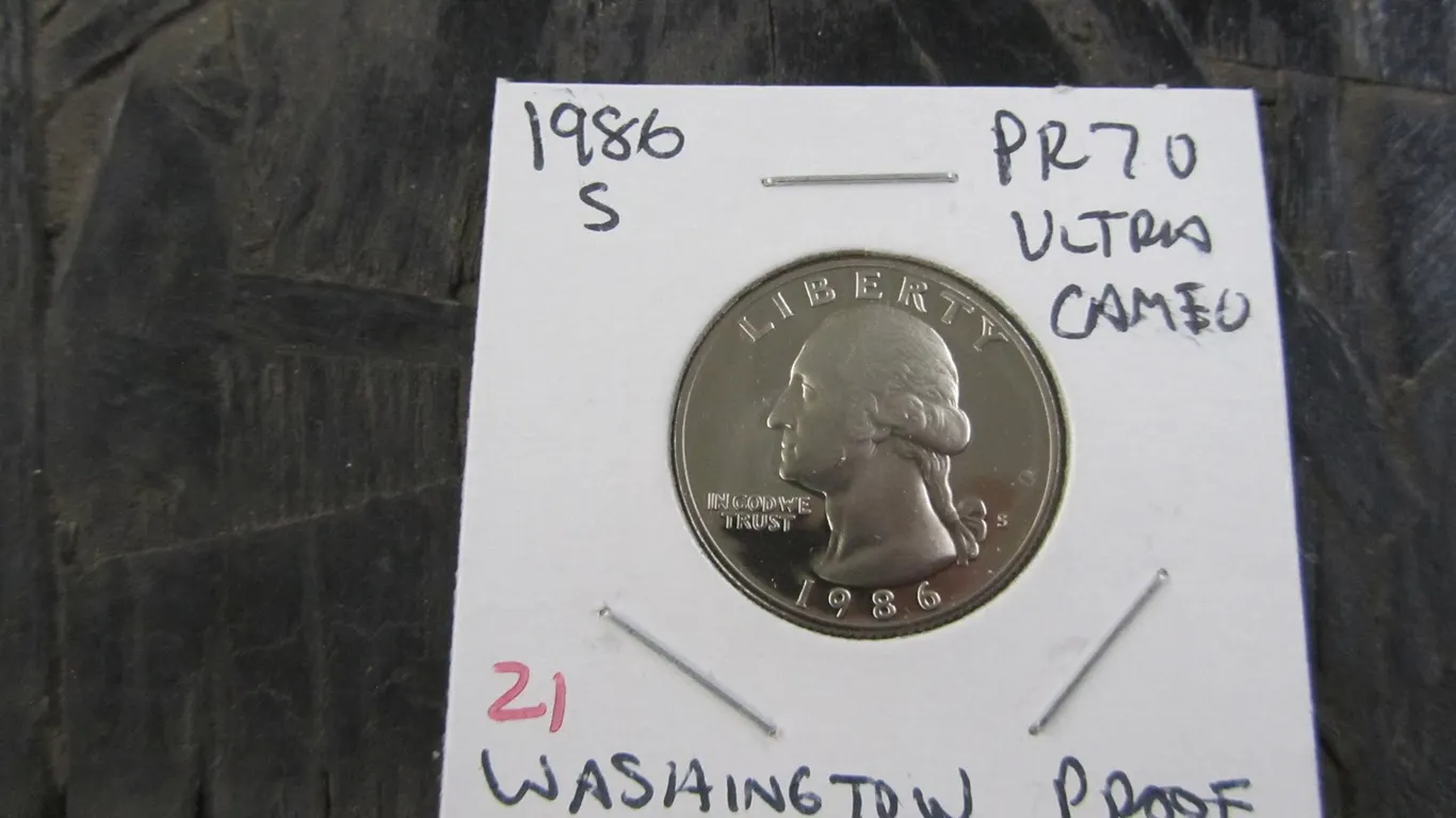 1986-S Washington Quarter Proof