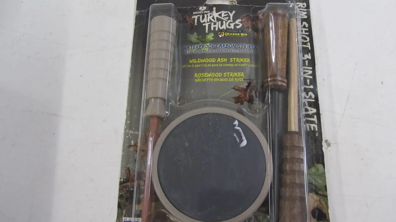 Mossy Oak Turkey Thugs Rim Shot 3-In-1 Slate Striker Set