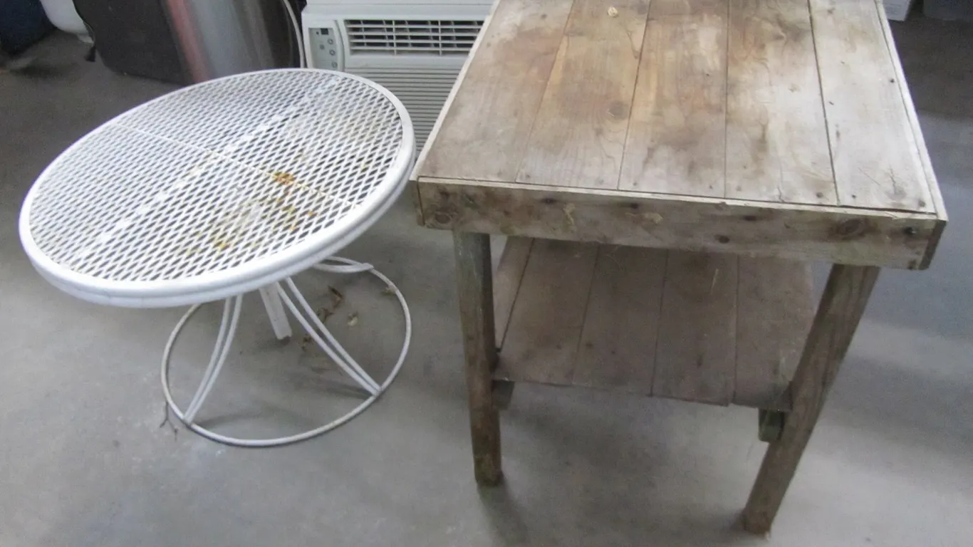 (2) Patio Side Tables