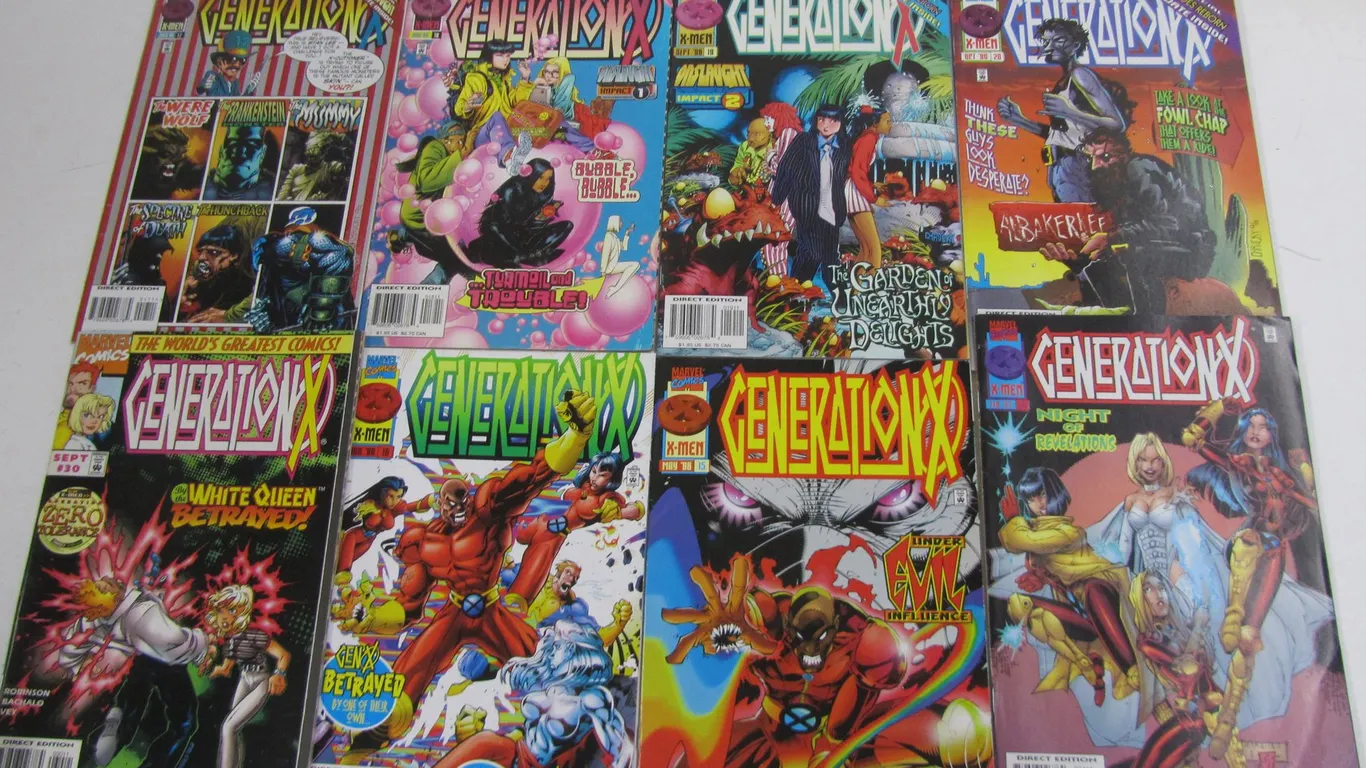 (8) Marvel Generation X Comics