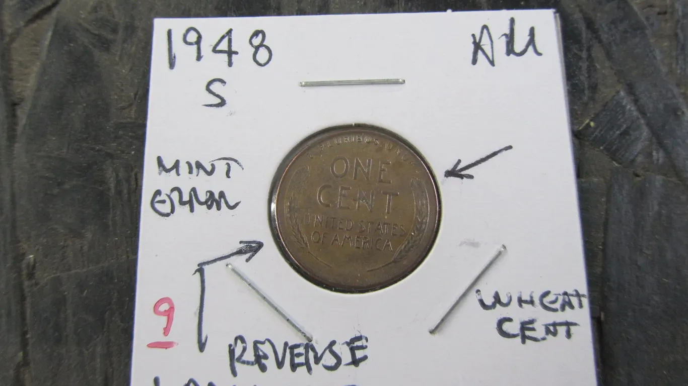 1948-S Mint Error Lincoln Cent