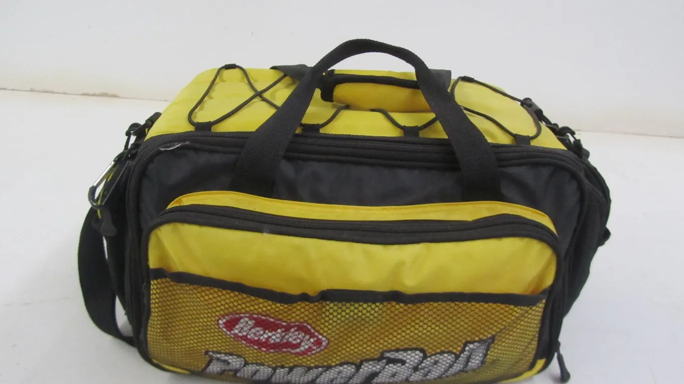 Berkley PowerBait Soft-Sided Tackle Box Full Of Assorted Tackle