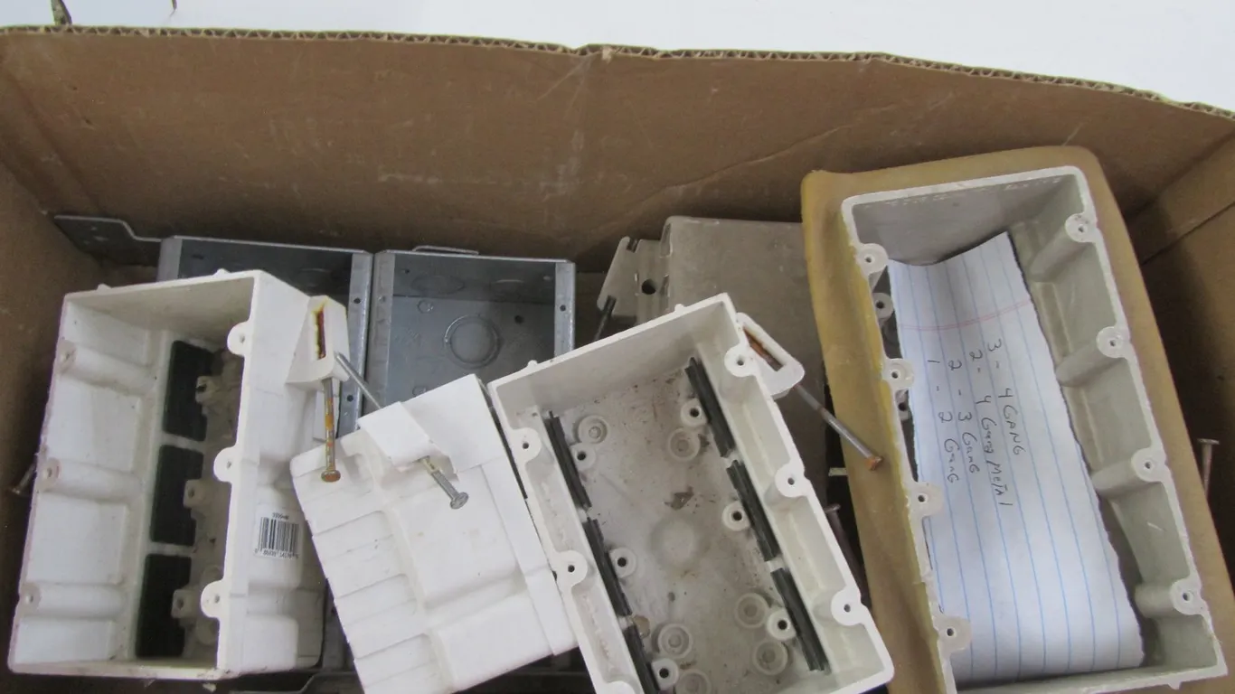 Lot Of Assorted Gang Boxes