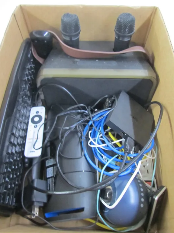 Box Of Assorted Electronics
