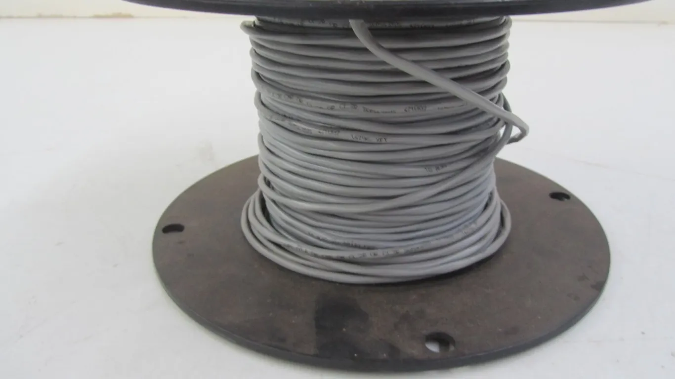Partial Spool Of 18/2 STR SHLD Electrical Wire
