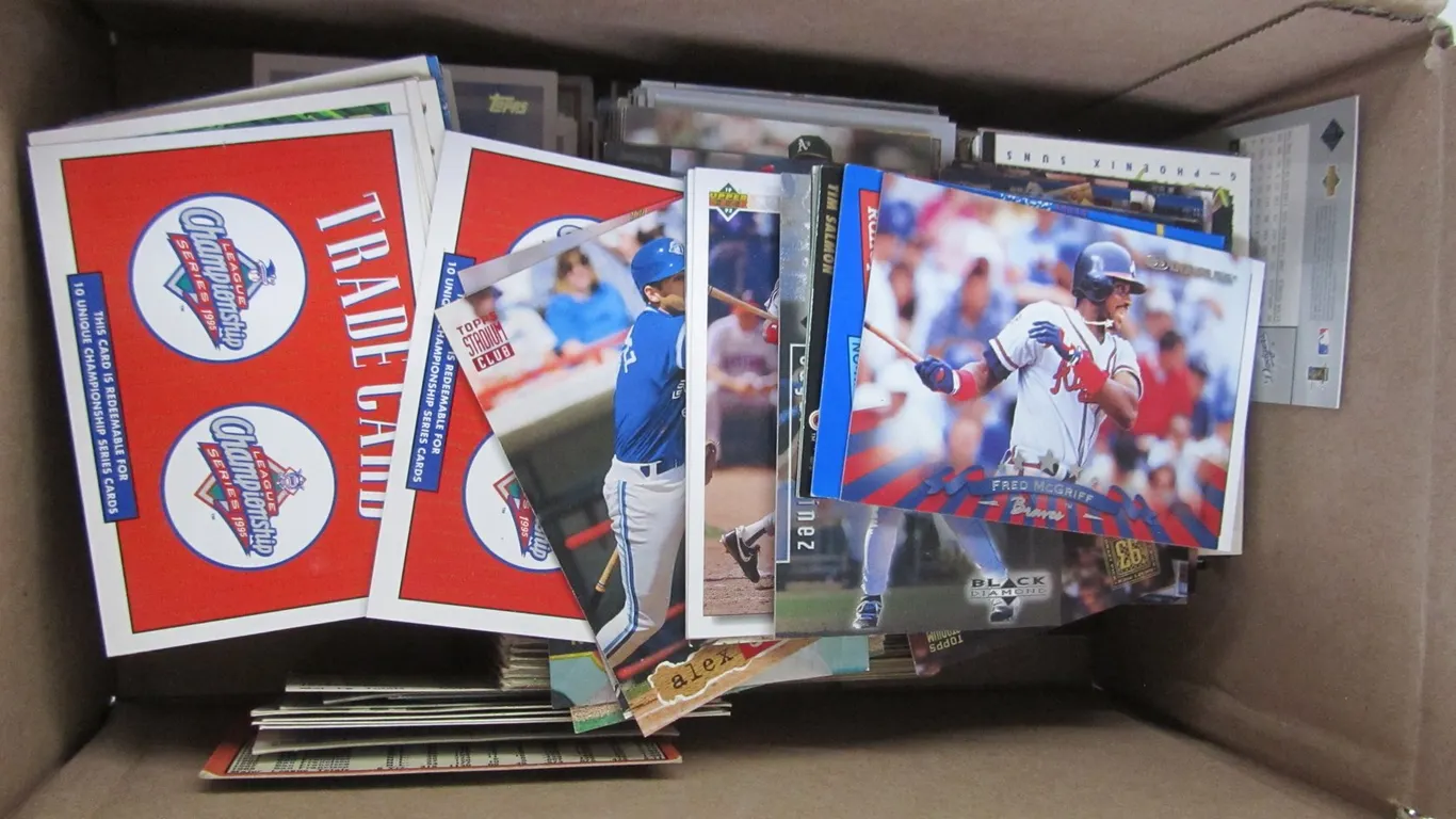 Box Of Assorted Sports Cards