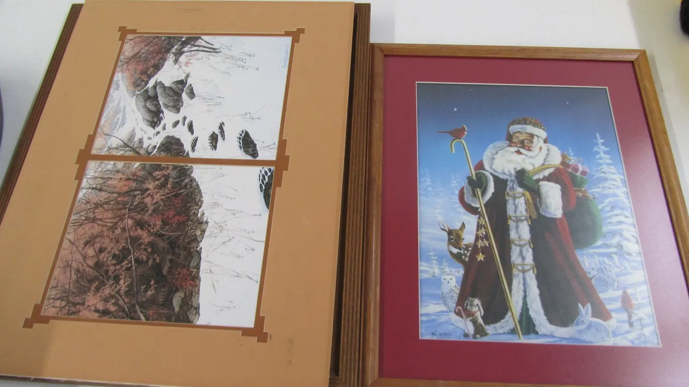 Ron Iverson Santa Claus Print And More