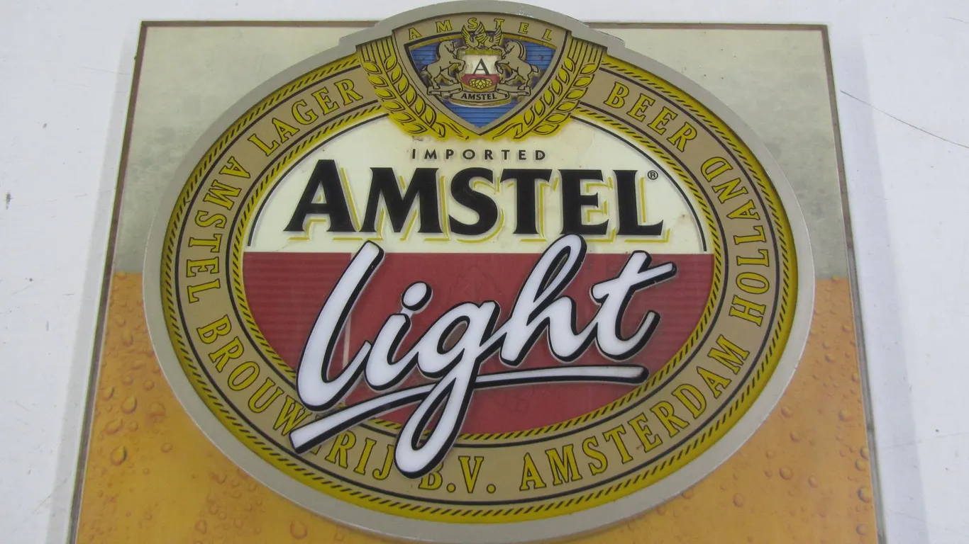 Amstel Light Plastic Sign