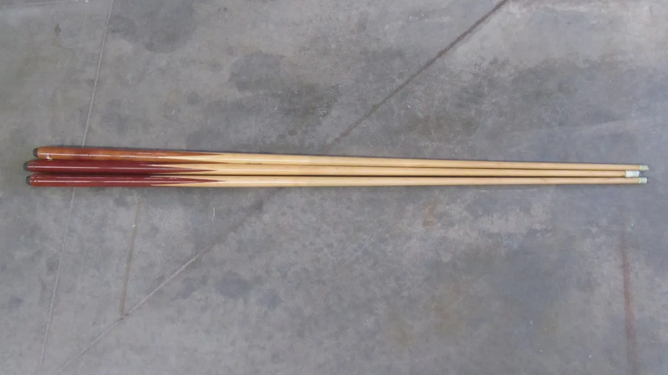 (3) Pool Cues