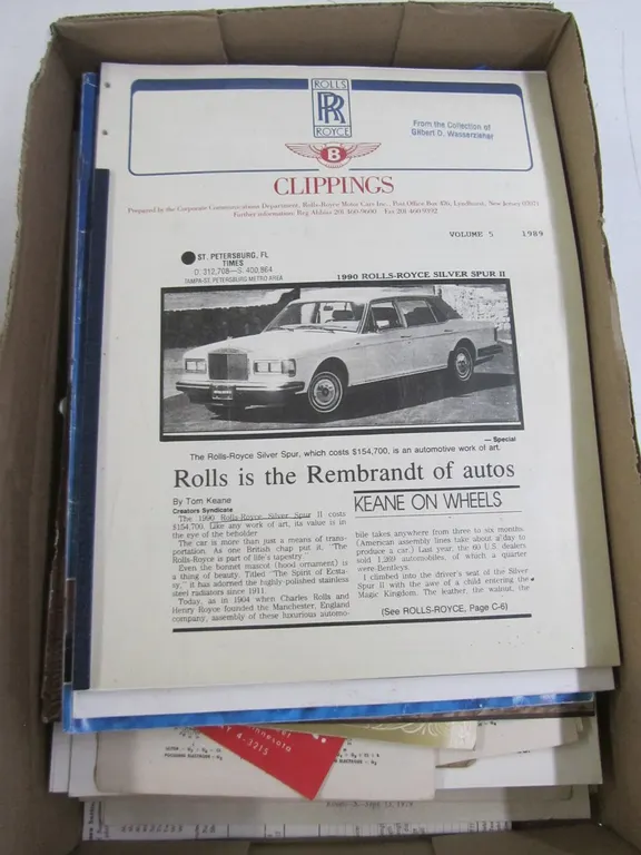 Flat Of Assorted Paper Collectibles