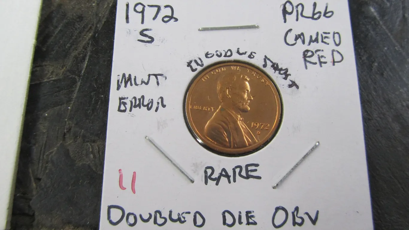 1972-S Mint Error Lincoln Cent