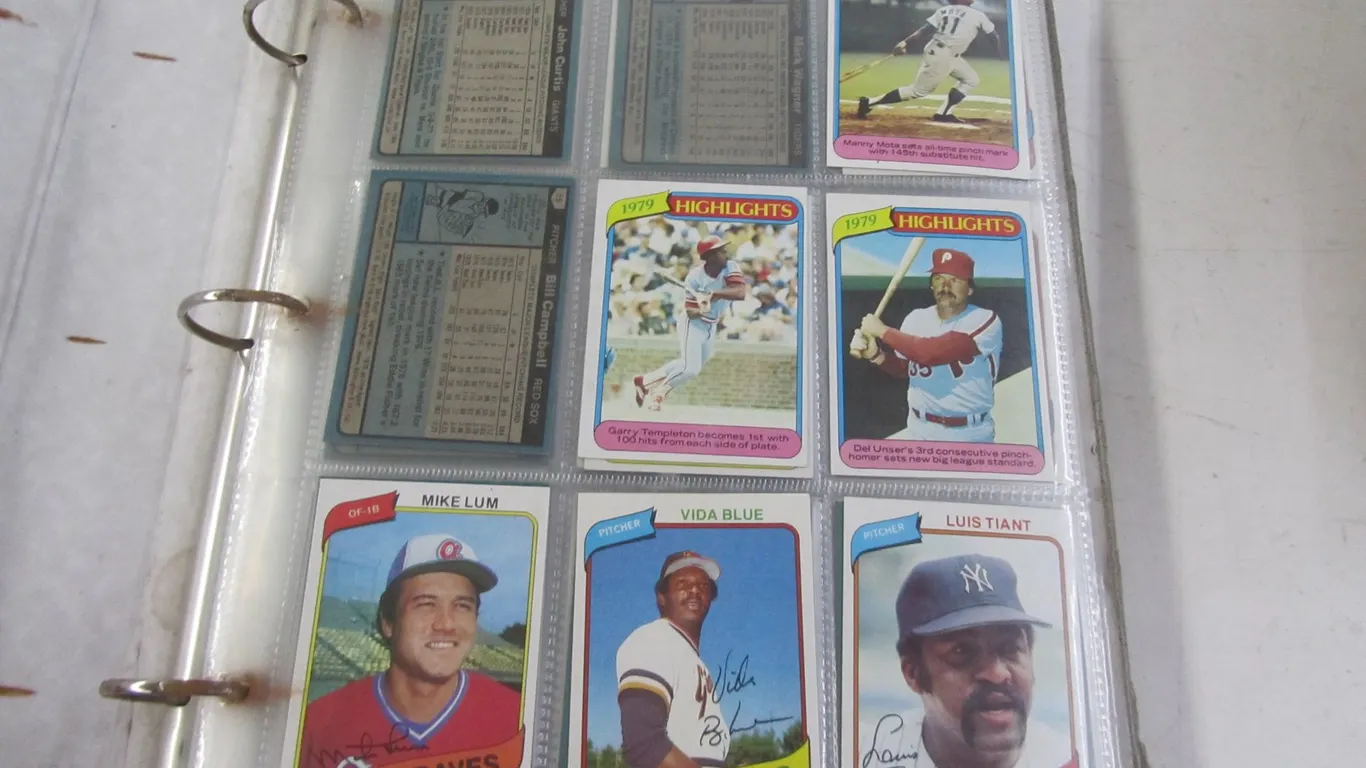 Binder Full Of Assorted Baseball Cards
